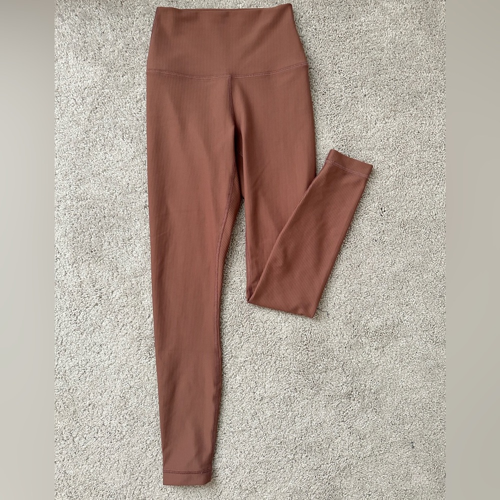 90 Degree Ribbed High Waist Legging